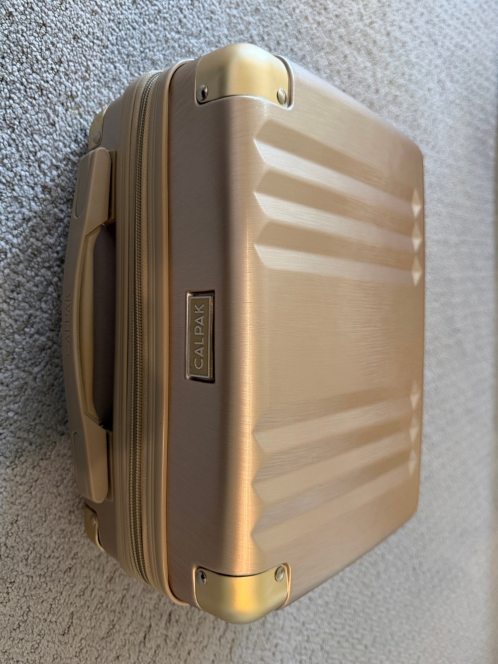 CALPAK hard side cosmetic vanity case Gold - Picture 3 of 9